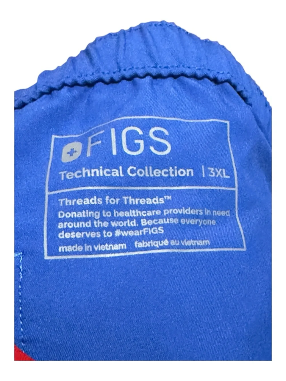 FIGS Cairo Cargo Scrub Pants Men’s 3XL Regular Blue NWT